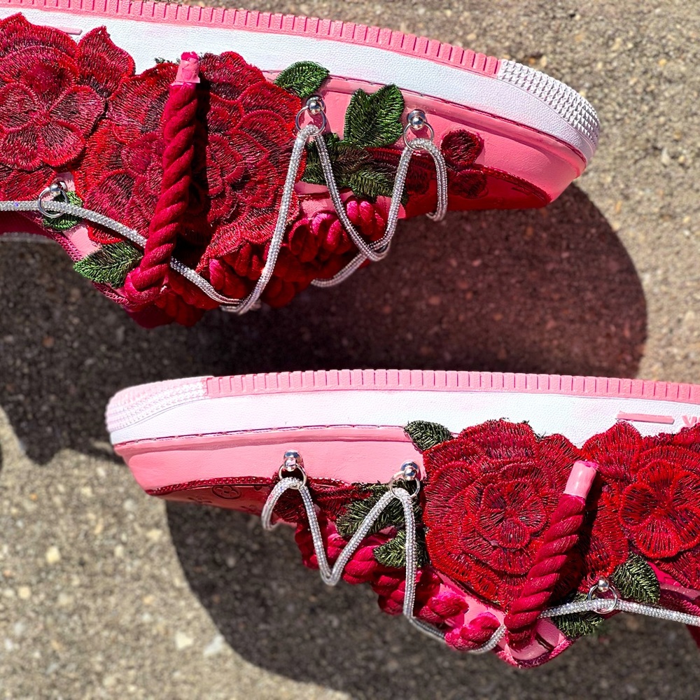 Raspberry Floral Pink Customs